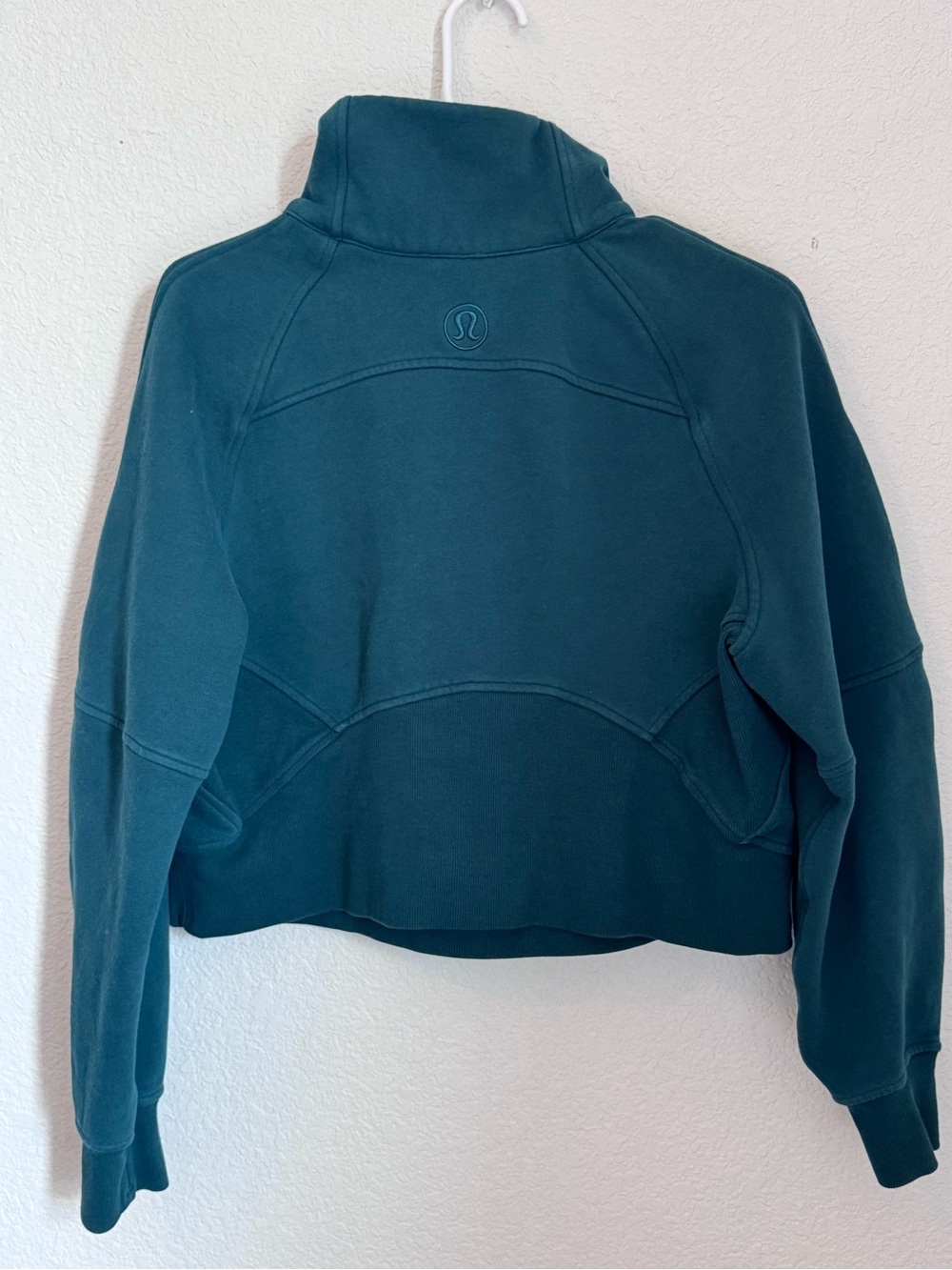 Lululemon Scuba Cropped Half Zip Funnel Neck Sweatshirt - Picture 6 of 6